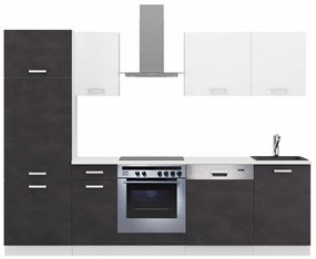 Konyha Tanith 270 cm (matera + fehér). 1065874