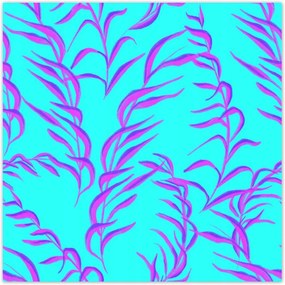 Poszterek 140x140 Modern levél minta