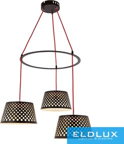 ELDLUX SD1539-3-BL HONEY Többágú Függesztett Lámpa IP20