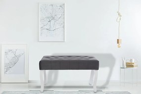 Stílusos ülőke előszobába szürke 80 cm