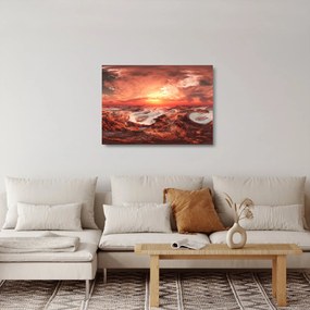 Üveg kép - Mars (70x50 cm)