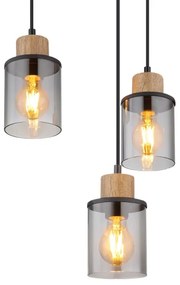 Globo 15707-6H - Csillár zsinóron REID 6xE27/15W/230V