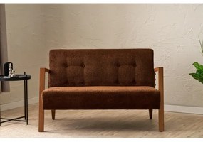 TUMI kétszemélyes barna kanapé