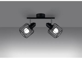 Sollux SL.1115 - Spotlámpa BELUCI 2xE14/40W/230V fekete