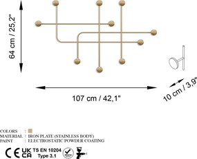 Fali fogas, 107×64 cm – TR494PYT1134