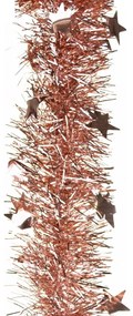 Karácsonyi füzér csillagokkal, rózsaszín, 2,7 m