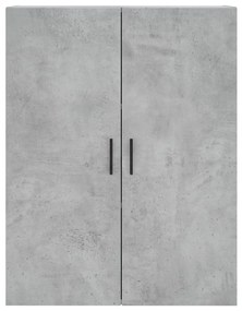 2 db betonszürke faliszekrény 69,5x34x90 cm
