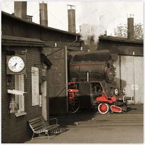 Poszterek 70x70 Wolsztyn Gőzmozdony Ol 49-69