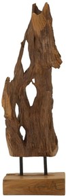 Akar szobor teak 18x13x55cm