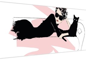 Kép - Fashion lady (120x50 cm)