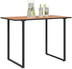 Kertasztal Barna 100x55x70 cm DPC és Acél