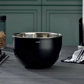 Kela Edda tál, rozsdamentes acél, fekete, 24 cm