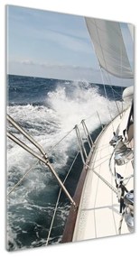 Akrilüveg fotó Yacht a tengeren oav-9693583