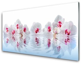 Fali üvegkép Virág növény természet Art 100x50 cm