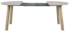 Lange bővíthető étkezőasztal, ⌀ 120 cm - WOOOD