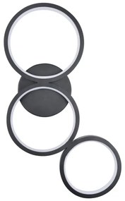 LED Fali lámpa FLAMENCO LED/23W/230V 4000K fekete