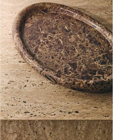 Márvány dekoratív tálca 28x43 cm Lenorel – Kave Home