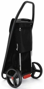 Rolser Com MF 8 Black Tube kerekes bevásárlótáska,fekete