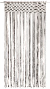 tópszínű makramé pamutfüggöny 140 x 240 cm