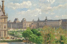 Kép - Camille Pissarro, Place du Carrousel, Paris, reprodukciók (90x60 cm)