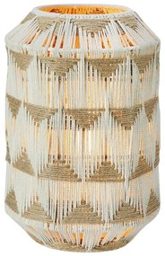 Natúr színű asztali lámpa textil-juta búrával (magasság 35 cm) Ano – Markslöjd