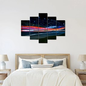 Éjszakai város képe (150x105 cm)