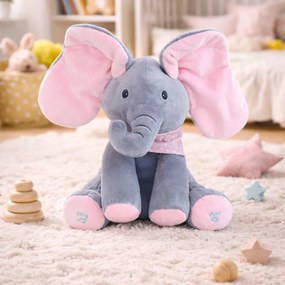 Zaparkorun Interaktív éneklő elefánt - rózsaszín