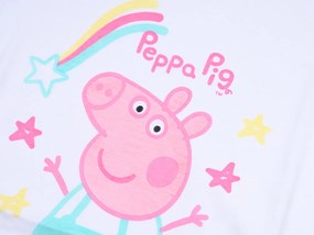 PEPPA MALAC gyerek póló 2 db világos rózsaszín/fehér - különböző méretekben Méret: 110 - 116