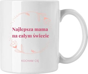 Legjobb Anya a világon Bögre Édesanyáknak Fehér 330ml