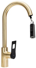 Konyhai csaptelep Rea SOUL Gold Black