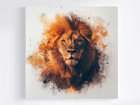 Vászonkép Canvas Portré Grafika Állat Oroszlán Állatvilág Afrika 40x40