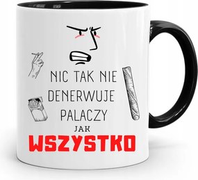 Dohányosoknak 420 Cbd Bögre Fekete Ajándék fényképes nyomtatással