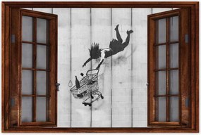 Poszterek 60x40 Banksy kosár
