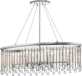 Kichler Piper KL-PIPER-ISLE-PC Függőlámpa 6x60W/E14