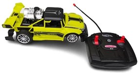 RC Távirányítós autó füst + fény effektekkel (zöld szín) Legjobb Ajándék gyereknek