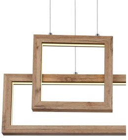 Globo 67287H1 - MANDERA LED kábeles csillár LED/40W/230V barna