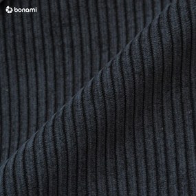 Feketés antracitszürke kordbársony kanapé 200 cm Lean – Karup Design