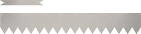 vidaXL Fűszegélyezés 10 pcs Barna 100 x 0.05 x 20 cm Időjárásálló acél