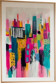 Vászonkép Modern Absztrakt A3 Fali Dekoráció Fa Keret 30x42 cm