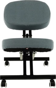 Ergonomikus zsámoly, világosszürke/fekete, KILIAN