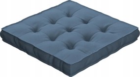 Kuba székpárna 50x50 kék bukla