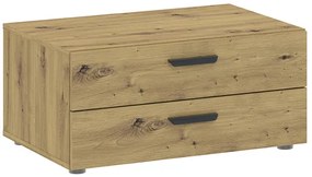 BASIC TWO Komód Tölgy Színben 74 cm 2S