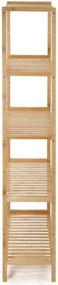 Natúr színű bambusz fürdőszobai polcos állvány 60x130 cm Skaren – Bonami Essentials