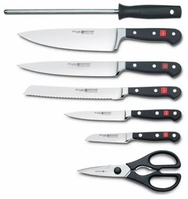 Wüsthof CLASSIC 8 részes konyhai késkészlet állvánnyal, jasan/beige