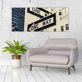 Kép - New York ONE WAY (120x50 cm)