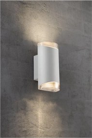 NORDLUX 45481001 ARN Modern Kültéri Fali Lámpa Fehér GU10 IP44