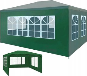 Kerti Pavilon Kereskedelmi Sátor Pavilon 3x4 m 4 Ablakfal