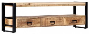tömör mangófa TV-szekrény 150 x 30 x 45 cm