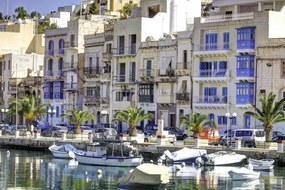 Poszter 45x30cm Marina in Senglea, Assaf Frank