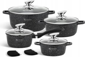 Márvány Edények Edénykészlet 8 db-os Edenberg 8143 fedő